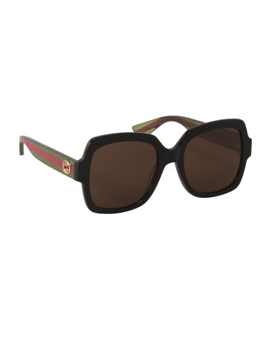 Gucci Gg0036s 002 Square Shape Verde Negro Original