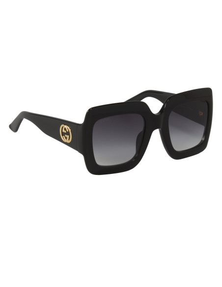 Gucci GG0053S 001 Square Shape Negro Degradado Dorado