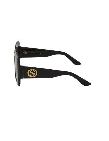 Gucci GG0053S 001 Square Shape Negro Degradado Dorado