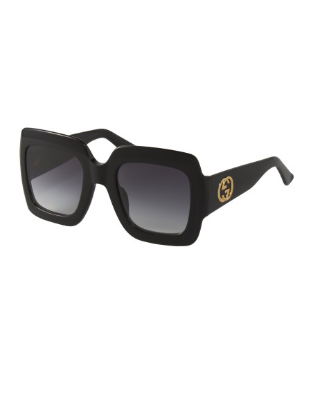 Gucci GG0053S 001 Square Shape Negro Degradado Dorado