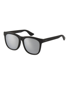 Gucci GG0057SK 001 Square Shape Plata Espejo Negro Original