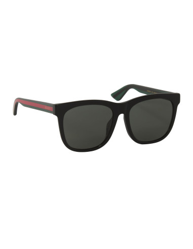 Gucci GG0057SK 002 Square Shape Negro Verde Original