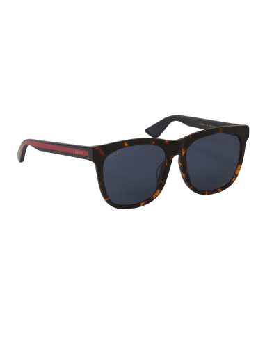 Gucci GG0057SK 004 Square Shape Carey Cafe Azul Original