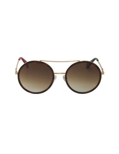 Gucci Gg0061s 013 Round Double Bridge Cafe degradado Carey | Sunnie...