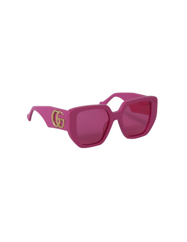 Gucci Gg0956S 006 Square Shape Rosa Dorado