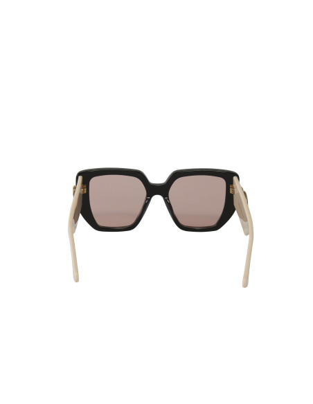 Gucci Gg0956S 002 Square Shape Beige Rosa