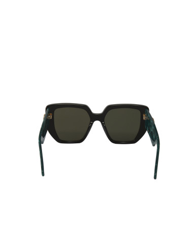 Gucci Gg0956S 001 Square Shape Negro Verde