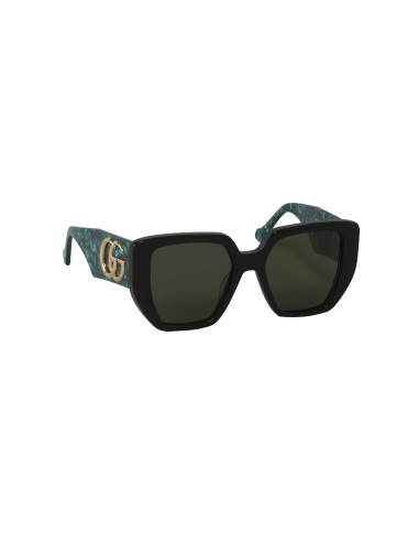 Gucci Gg0956S 001 Square Shape Negro Verde