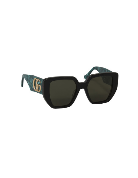 Gucci Gg0956S 001 Square Shape Negro Verde