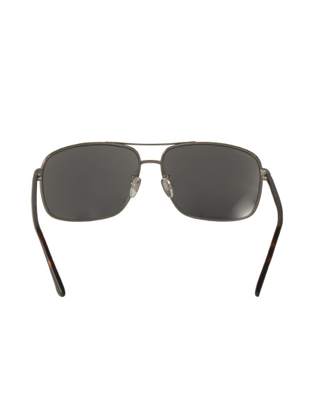 Gucci Gg0065sk 002 Aviador Gris Plateado Espejo Original | Sunnies.uno