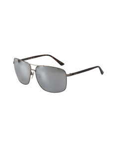 Gucci Gg0065sk 002 Aviador Gris Plateado Espejo Original | Sunnies.uno