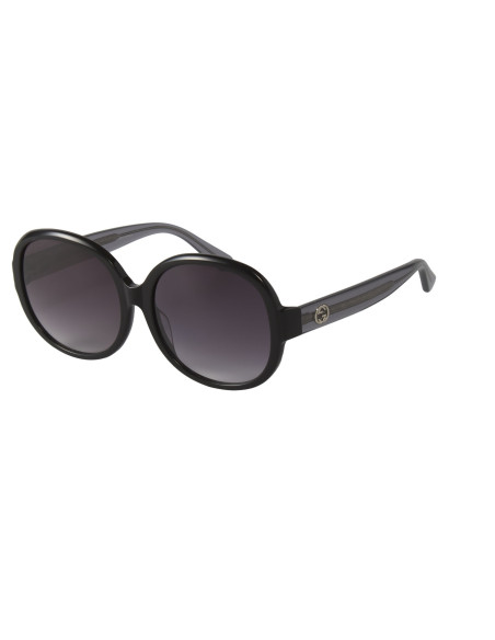 Gucci Gg0080sk 004 Round Oval Care Cafe degradado Original