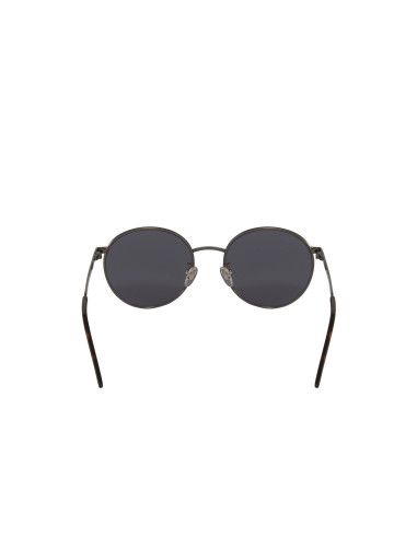 Gucci Gg0944Sa 001 Round Metal Plateado Gris Transparente | Sunnies.uno