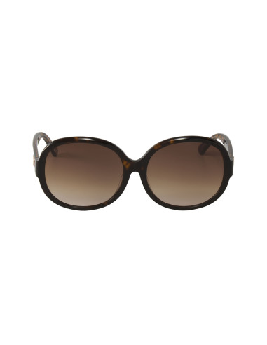 Gucci Gg0080sk 004 Round Oval Care Cafe degradado Original
