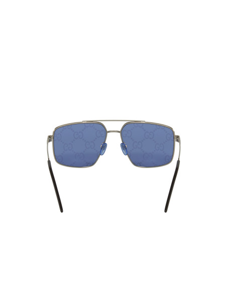 Gucci Gg0941s 004 Fashion Aviator Azul Espejo Plata | Sunnies.uno
