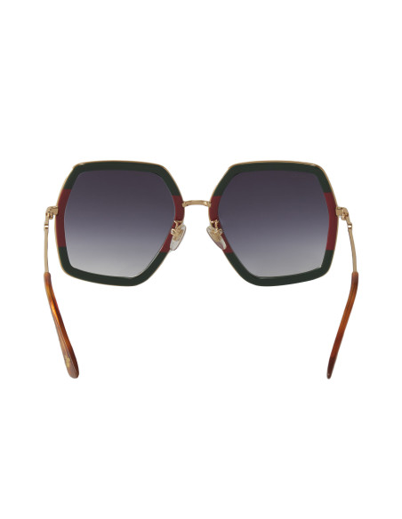 Gucci GG0106S 007 S Square Oversized Gris Degradado