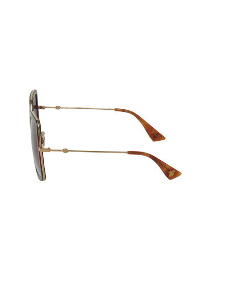 Gucci GG0106S 007 S Square Oversized Gris Degradado