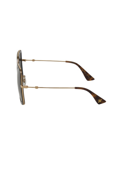 Gucci GG0106S 001 Square Oversized Negro Degradado