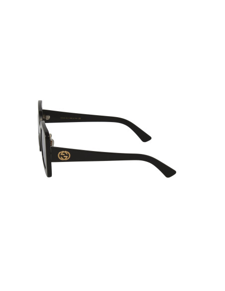 Gucci Gg0780S 004 Square Shape Negro Gris Nuevo Original | Sunnies.uno