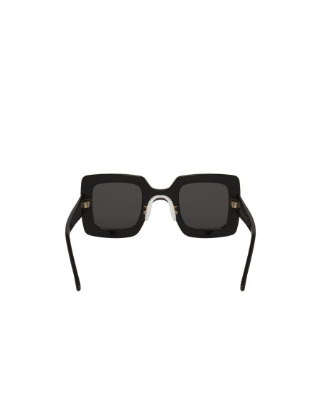 Gucci Gg0780S 004 Square Shape Negro Gris Nuevo Original | Sunnies.uno