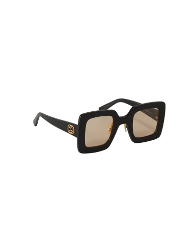 Gucci Gg0780S 006 Square Shape Negro Ambar