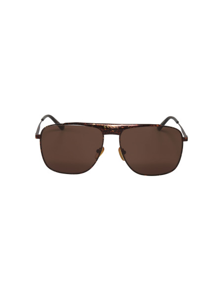 Gucci GG0909S 002 New Aviator Gunmetal Cafe
