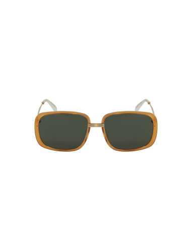 Gucci Gg0787s 001 Square shape Naranja Negro Dorado Original | Sunni...