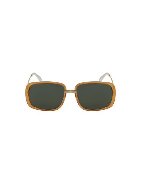 Gucci Gg0787s 001 Square shape Naranja Negro Dorado Original | Sunni...