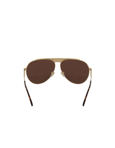 Gucci GG0908S 001 New Aviator Negro Dorado Original