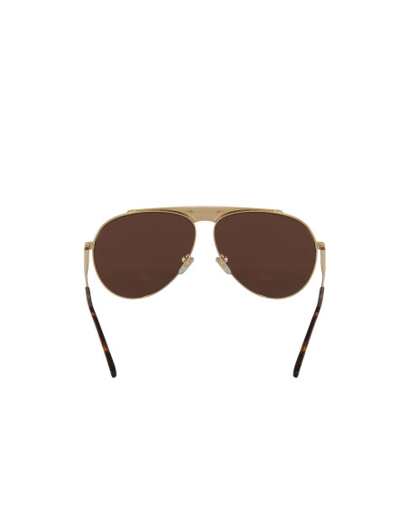 Gucci GG0908S 001 New Aviator Negro Dorado Original