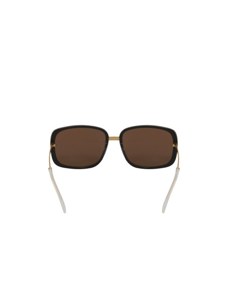 Gucci Gg0787s 002 Square shape Vino Negro Dorado Original | Sunni...