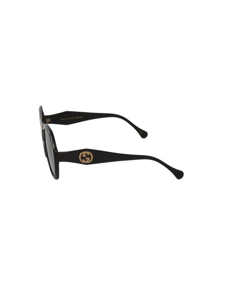 Gucci GG0796s 001 Round Oversized Negro Gris degradado