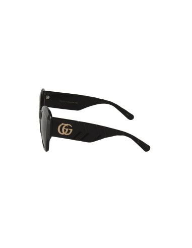 Gucci Gg0808S 001 Square Shape Negro Dorado Original