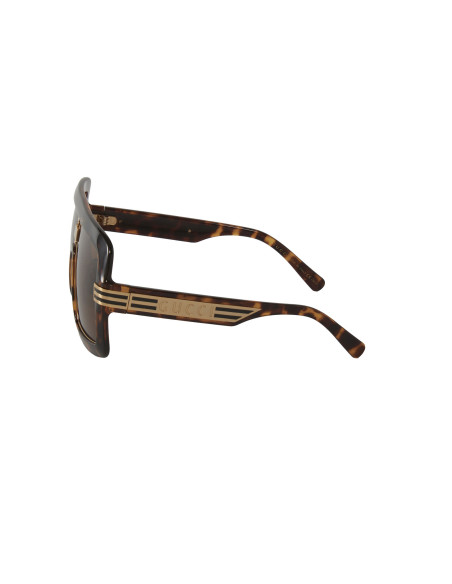 Gucci GG0900S 002 Aviator Oversized Cafe Dorado
