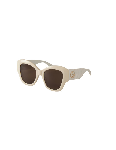 Gucci Gg0808S 002 Square Shape Crema Cafe Original