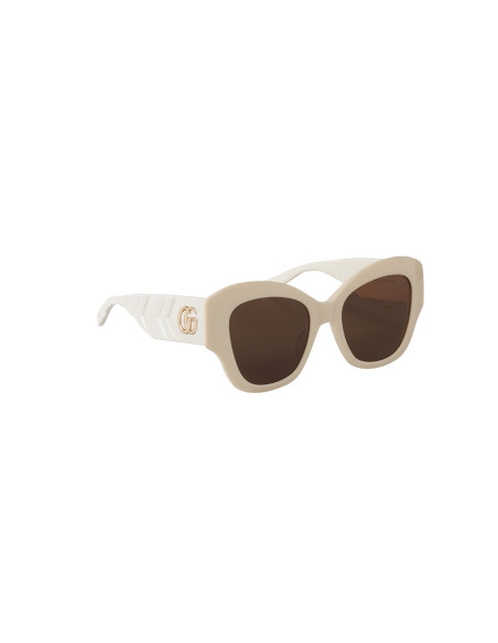 Gucci Gg0808S 002 Square Shape Crema Cafe Original
