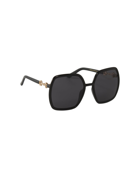 Gucci GG0890S 001 Shaque Shape Negro Dorado