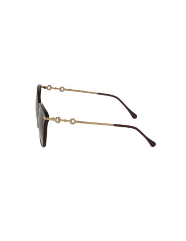 Gucci GG0885SA 002 Round Shape Cafe Degradado Dorado | Sunn...