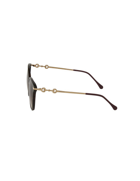 Gucci GG0885SA 002 Round Shape Cafe Degradado Dorado | Sunn...