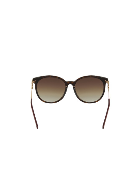 Gucci GG0885SA 002 Round Shape Cafe Degradado Dorado | Sunn...