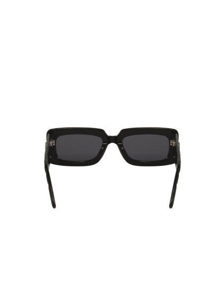 Gucci Gg0811S 001 Square Shape Negro Dorado Original