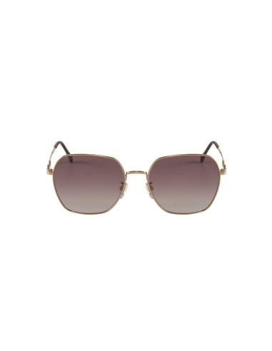 Gucci Gg0882Sa 005 Square Shape Cafe degradado Dorado