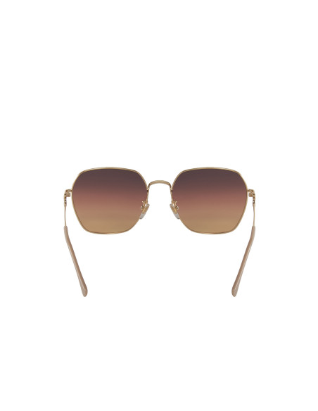 Gucci Gg0882Sa 004 Square Shape Cafe degradado Dorado