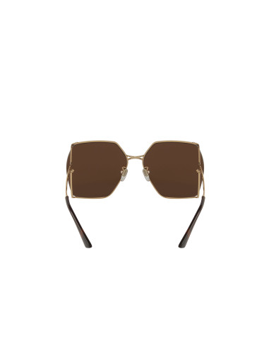 Gucci Gg0817S 002 Geometric Shape Cafe Dorado