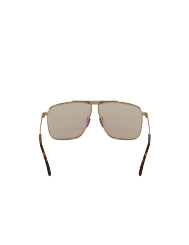 Gucci Gg0840s 004 Square Aviator Bronce Cafe Original | SUNNIES.UNO