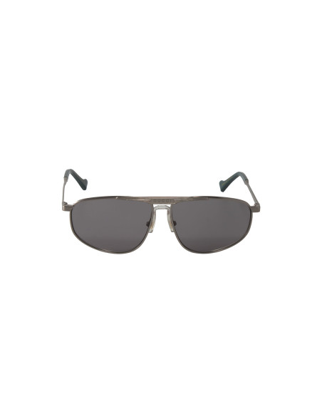 Gucci Gg0841s 002 Aviator Square Gris Plateado Original | Sunnies.uno