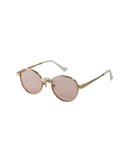Gucci Gg0872s 001 Round Metal Rosa Dorado Original | SUNNIES.UNO