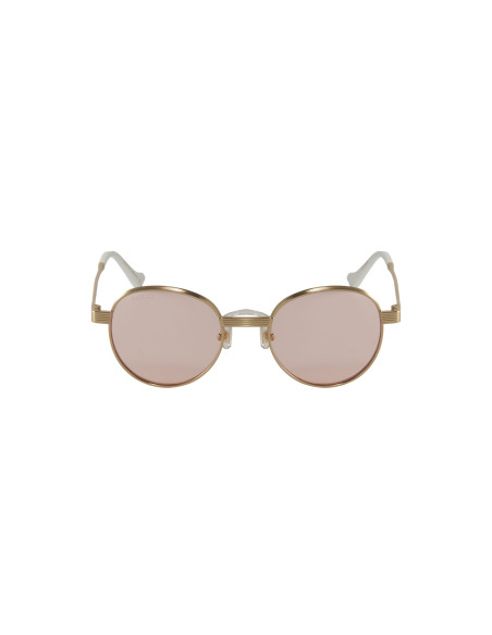Gucci Gg0872s 001 Round Metal Rosa Dorado Original | SUNNIES.UNO