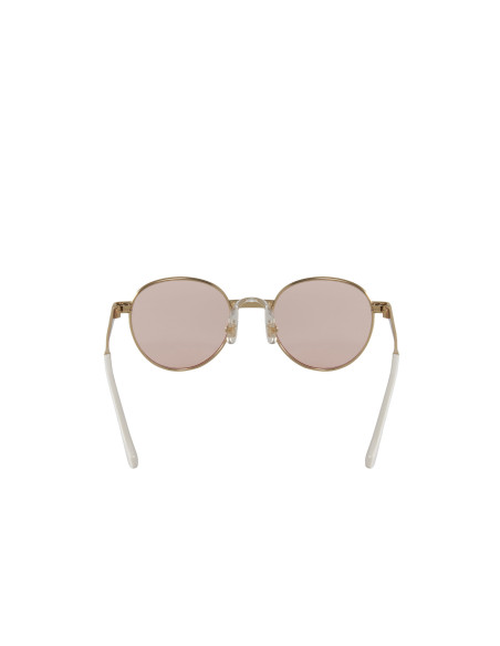 Gucci Gg0872s 001 Round Metal Rosa Dorado Original | SUNNIES.UNO