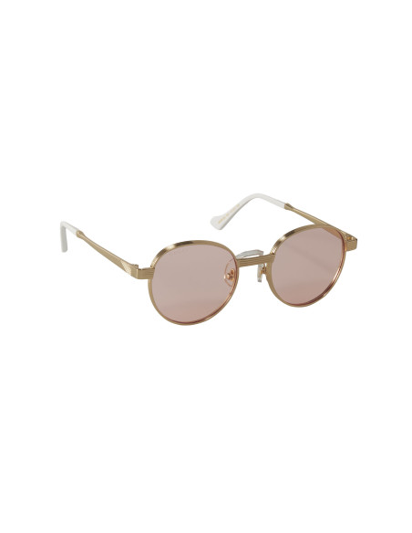 Gucci Gg0872s 001 Round Metal Rosa Dorado Original | SUNNIES.UNO